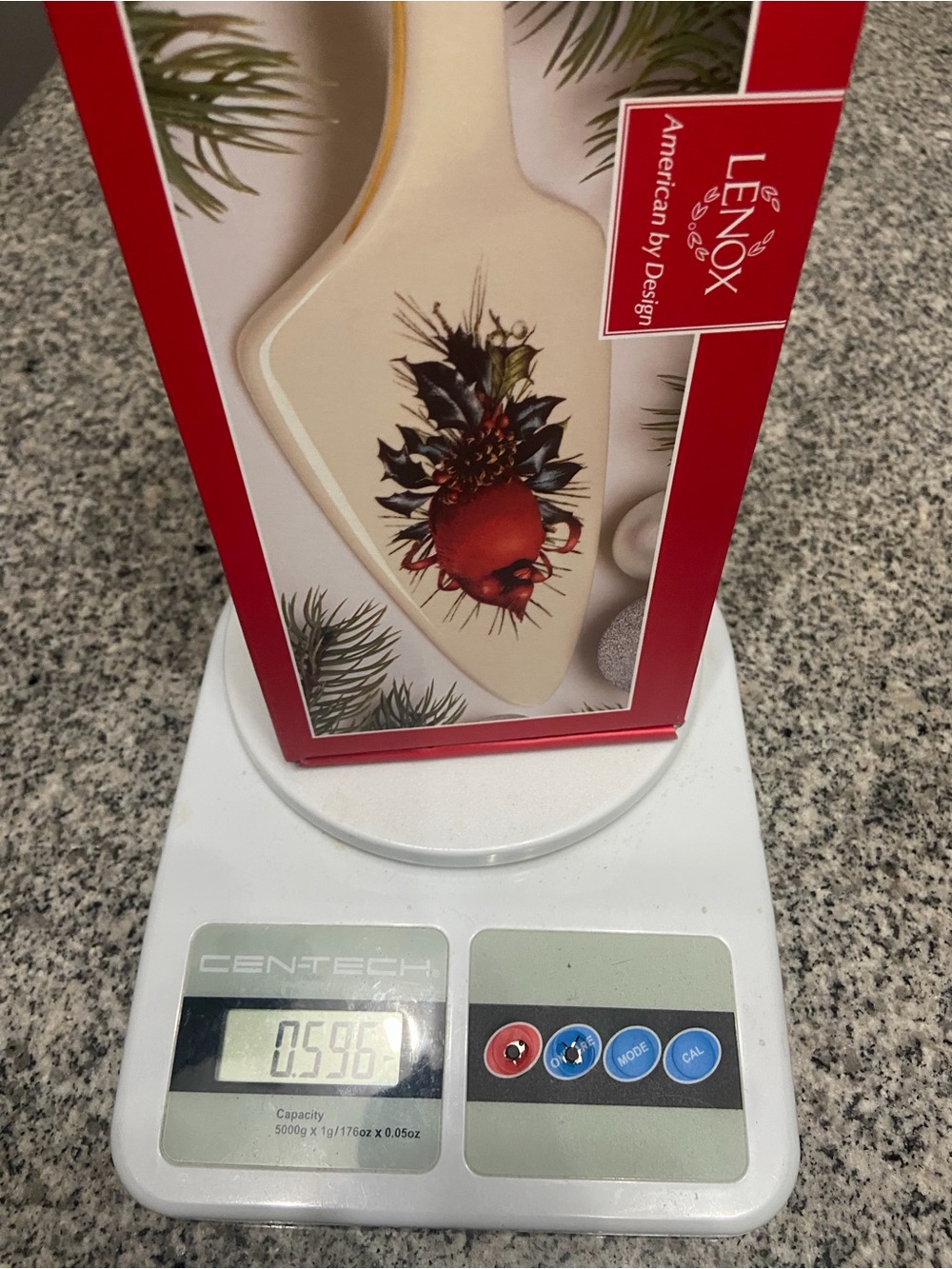 LENOX Winter Greetings Cardinal Pie Cake Dessert Server Christmas Porcelain NEW - Picture 10 of 15